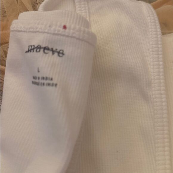 Maeve x Anthropologie Embroidered Icon Tank Top-Cherry Tomatoes NWOT - Picture 9 of 9